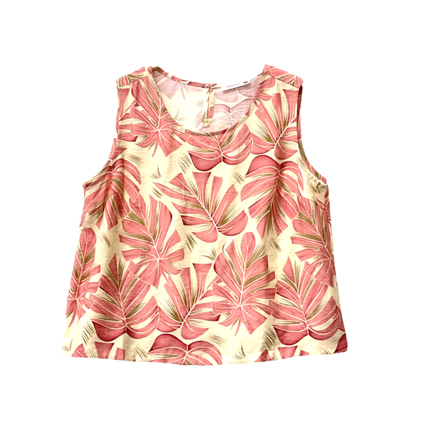 Patch Women Casual Sleeveless Printed Top