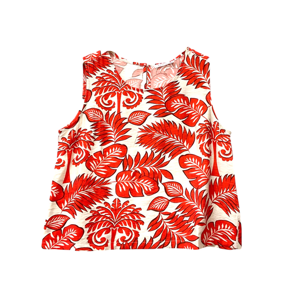 Patch Women Casual Sleeveless Printed Top