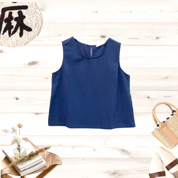 Ladies Linen Sleeveless Top