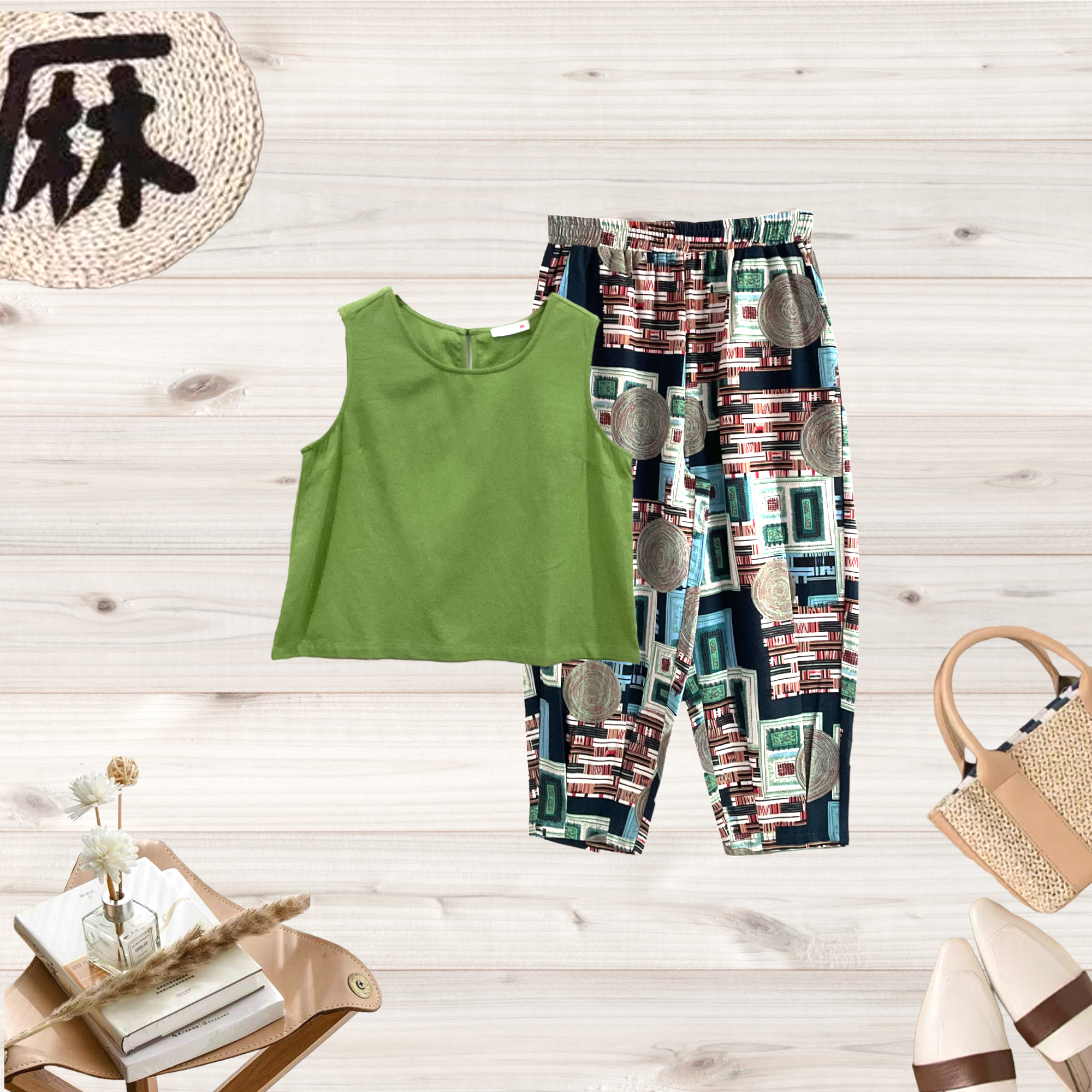 Ladies Linen Sleeveless Top