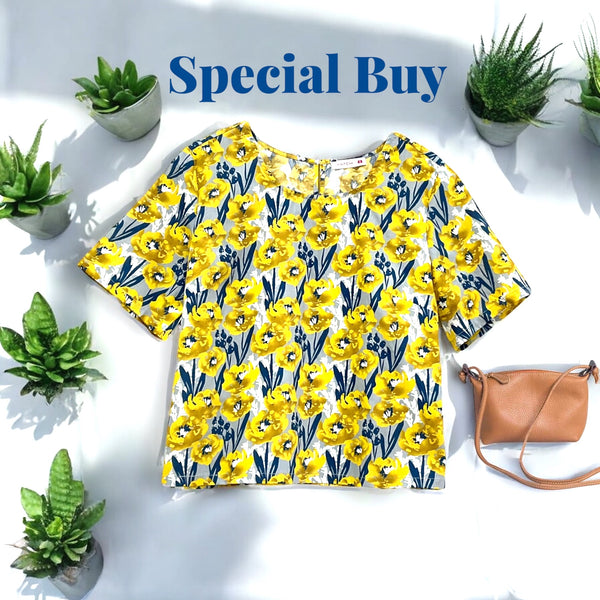 Patch Women Casual Short Sleeve Printed Blouse