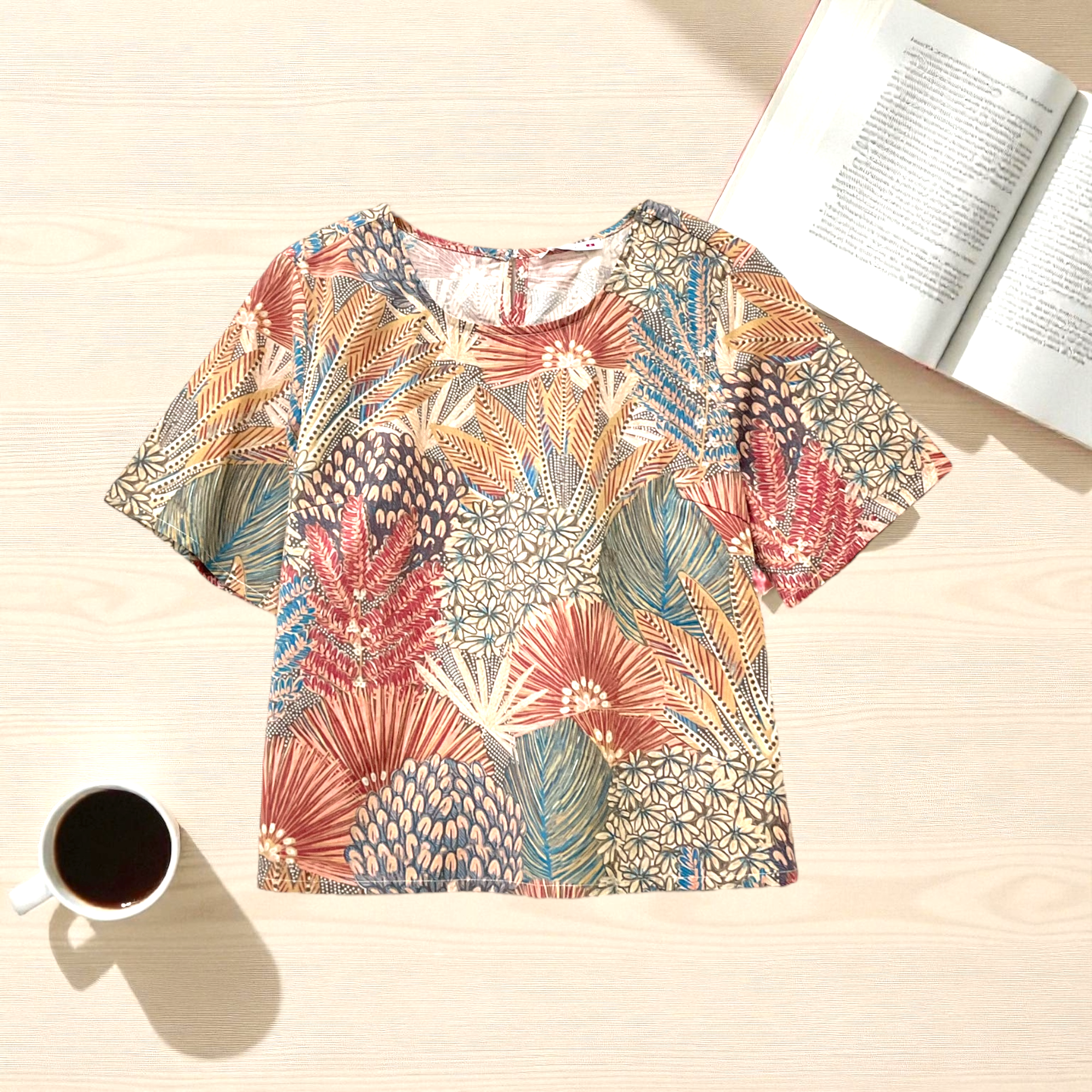 Patch Women Casual Short Sleeve Printed Shirt