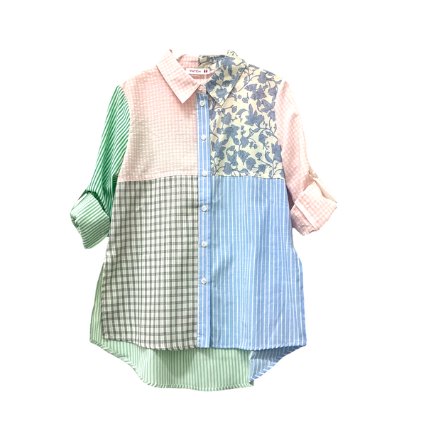 Patch Women Casual Long Sleeve Printed Shirt