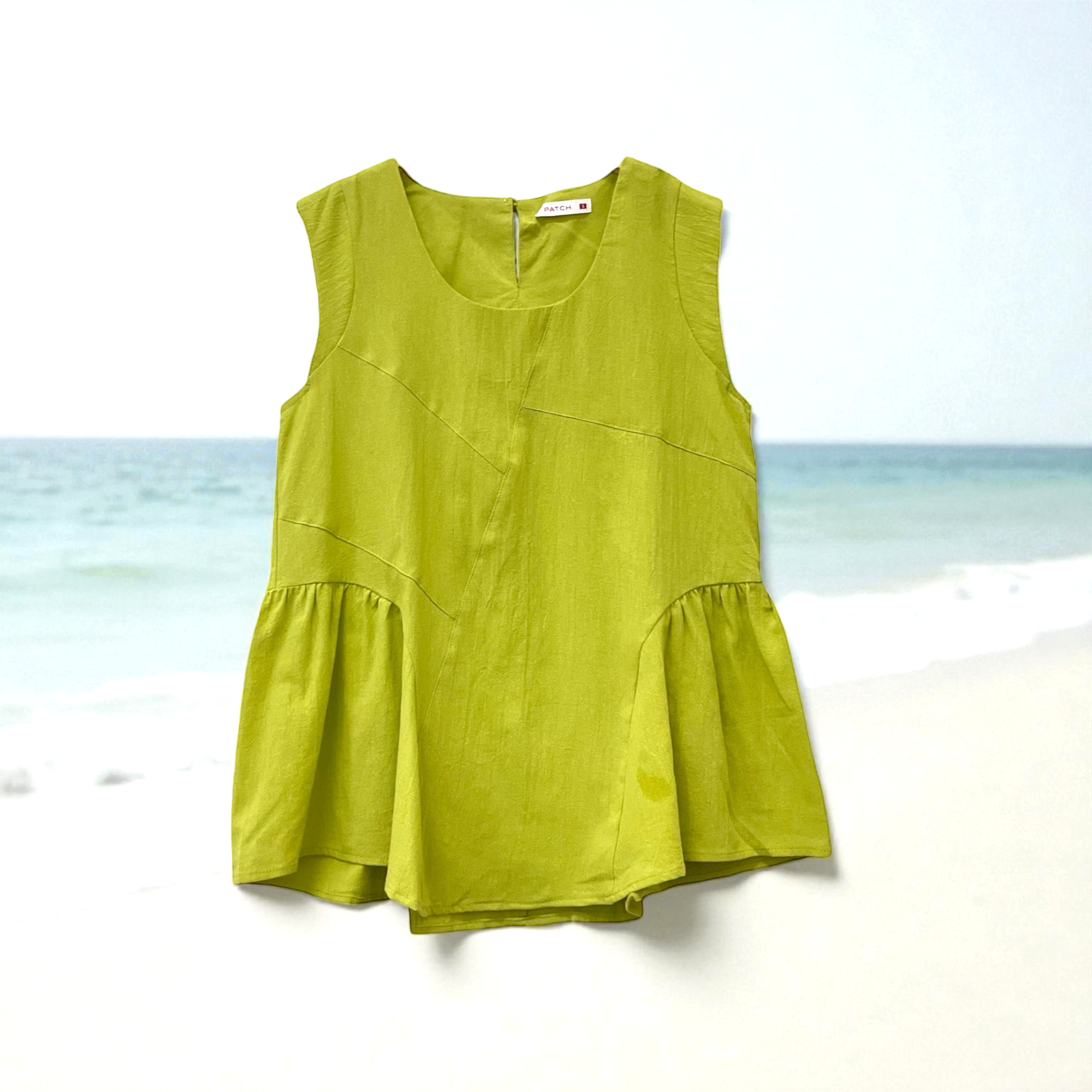 Patch Women Casual Sleeveless Top