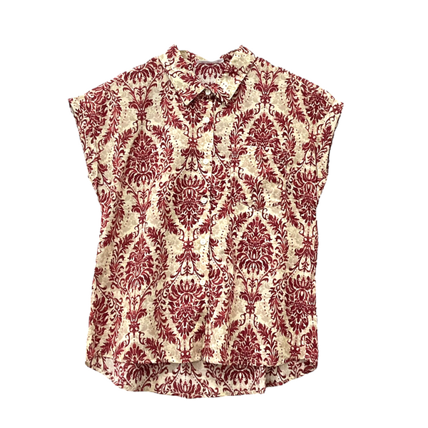 Patch Women Casual Short Sleeve Printed Shirt