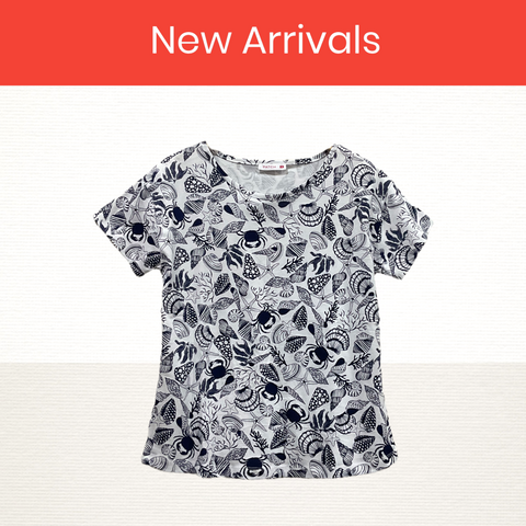 Patch Women Cotton Short Sleeve Printed T-Shirt