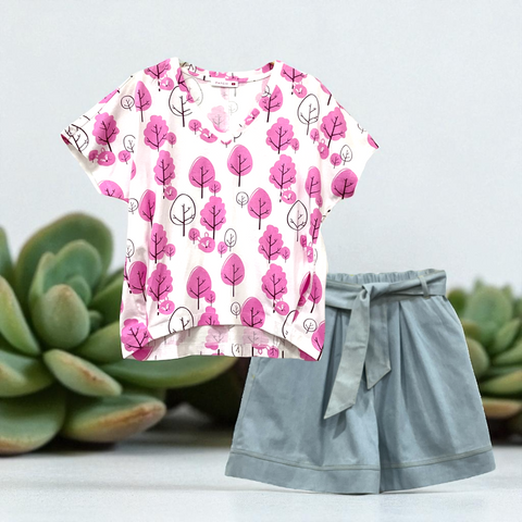 Patch Women Clothes Casual Short Sleeve V Neck Printed T-Shirt