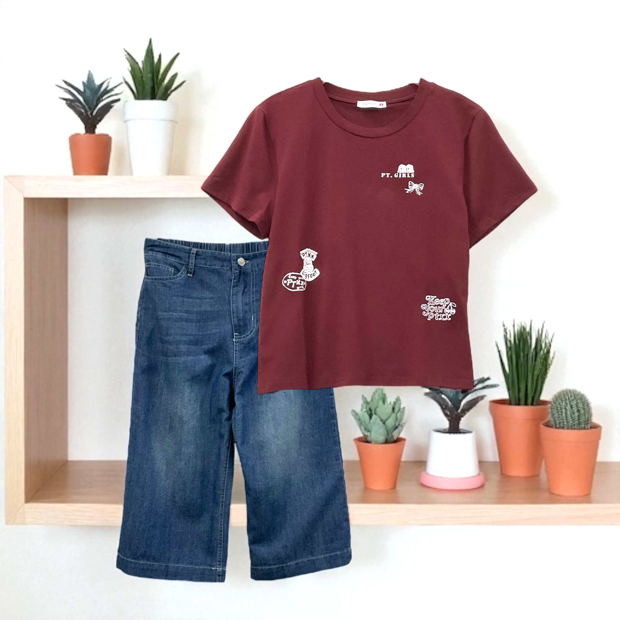 Patch Women Clothes Casual Short Sleeve Round Neck T-Shirt