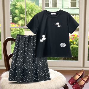 Patch Women Clothes Casual Short Sleeve Round Neck T-Shirt