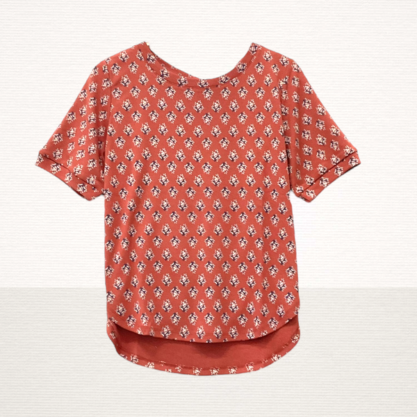 Patch Women Clothes Casual Round Neck Short Sleeve T-Shirt
