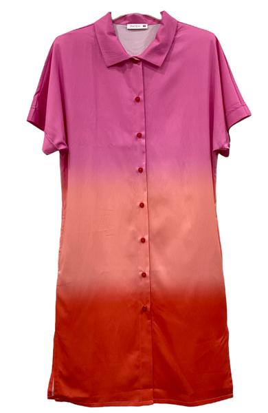 Patch Casual Cotton Long Dress