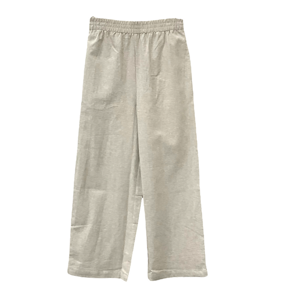 Patch Women Elastic Waist Long Pants