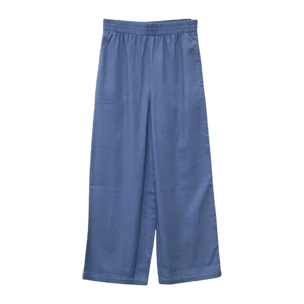 Patch Women Elastic Waist Long Pants