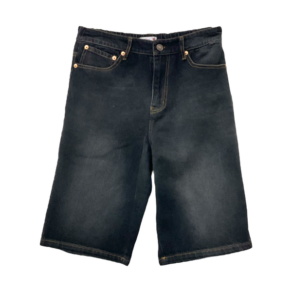 Patch Women Elastic Waist Denim Pants