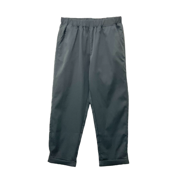 Patch Women Elastic Waist Light weight Ankle-Length Solid Pants