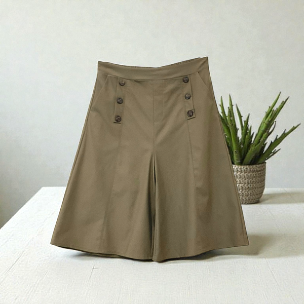 Patch Women Elastic Waist Pants