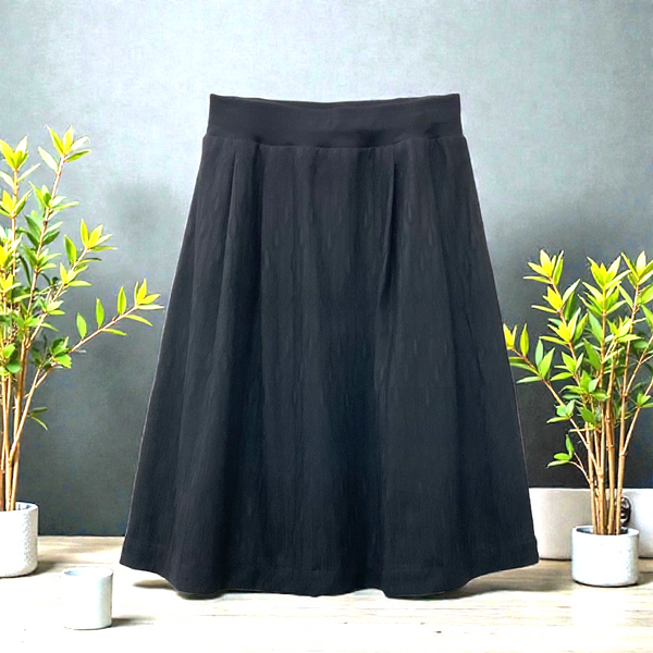 Patch Women Elastic High Waist Skirt