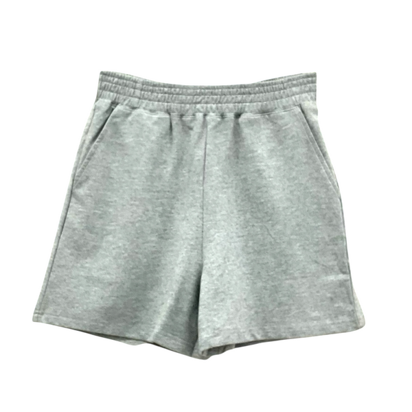 Patch Women's Short Casual Pants Elastic Waist With Pockets