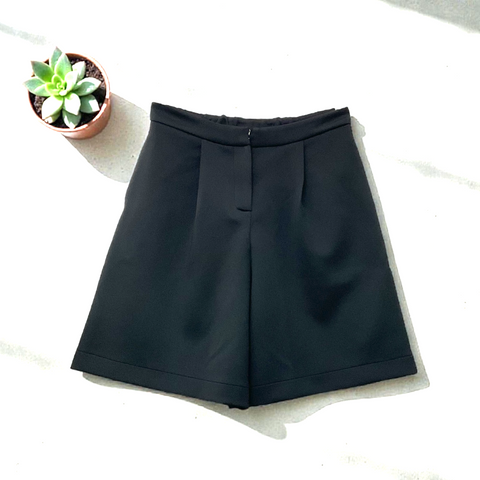 Patch Women Casual Short With Pockets