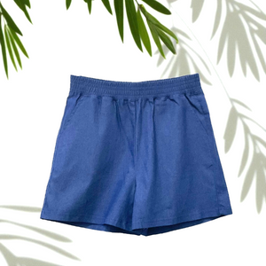 Patch Women Casual Cotton Easy Shorts Denim
