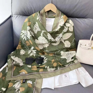 Patch Ladies Cotton Scarf Long Large Shawl